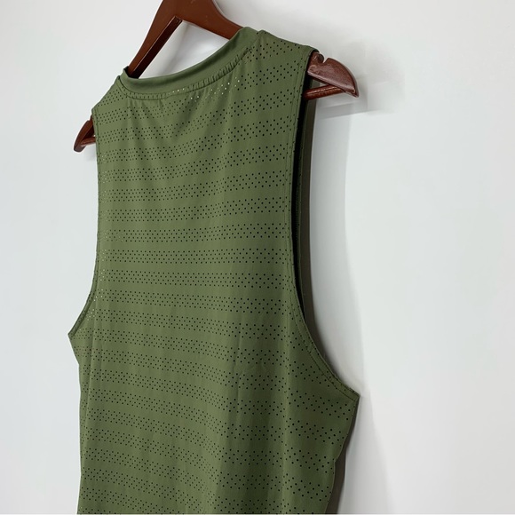 ZYIA Active Perforated Chill Olive Green Athletic Crewneck Tank Top Size XXXL - Picture 10 of 15